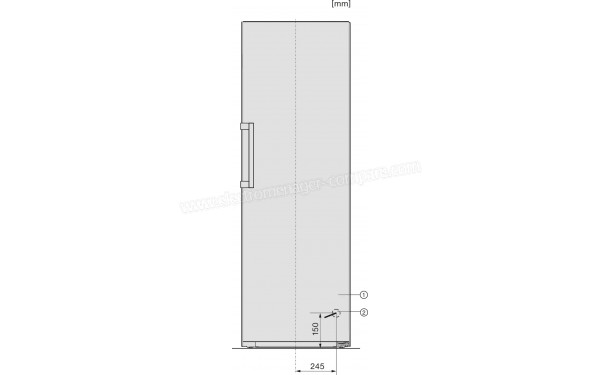 MIELE K 4776 ED - Dimensions