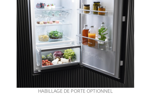 MIELE K 7325 E - Vue de l'int&eacute;rieur partie r&eacute;frig&eacute;rateur