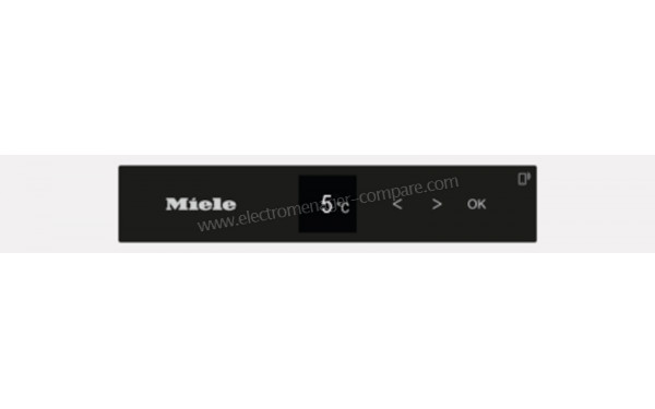 MIELE K 7443 D - Panneau de commandes