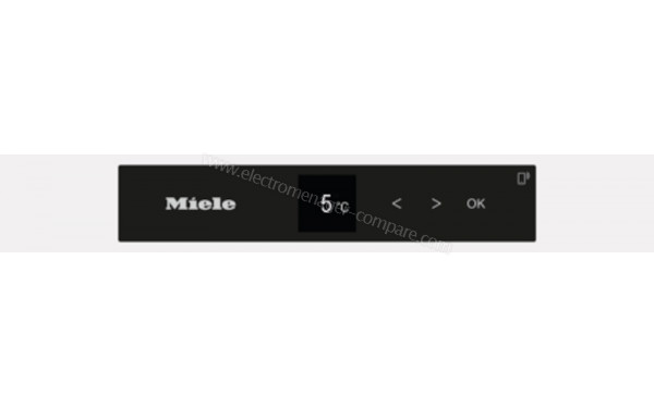 MIELE K 7744 E - Panneau de commandes