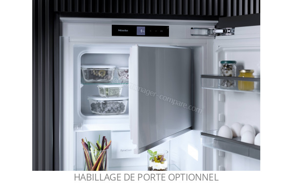 MIELE K 7744 E - Vue de l'int&eacute;rieur partie cong&eacute;lateur