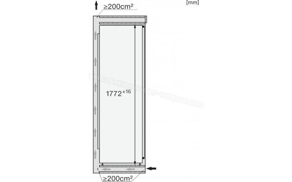 MIELE K 7747 D - Dimensions