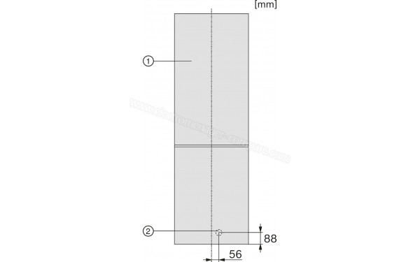 MIELE KD 4052 E Active - Dimensions