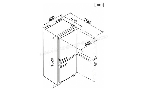 MIELE KDN 12823 S-1 - Schema technique