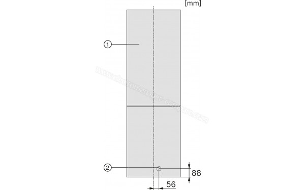 MIELE KDN 4174 E Active Blanc - Dimensions