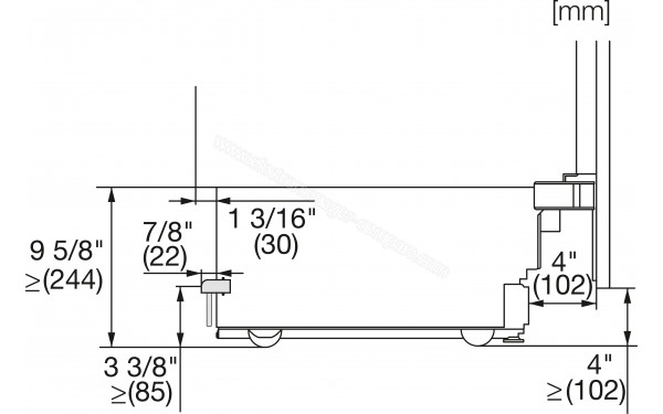 MIELE KF 2902 Vi - Dimensions