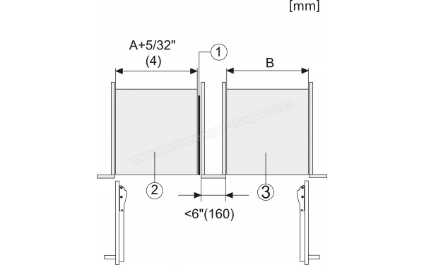 MIELE KF 2902 Vi - Dimensions