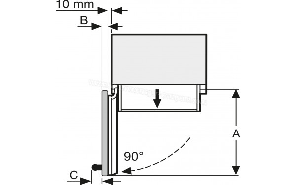 MIELE KF 2912 Vi - Dimensions