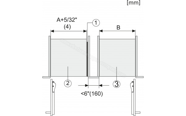 MIELE KF 2912 Vi - Dimensions