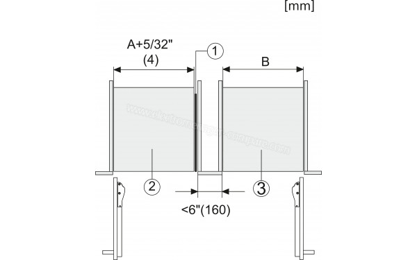 MIELE KF 2982 Vi - Dimensions