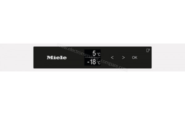 MIELE KF 7731 D - Panneau de commandes