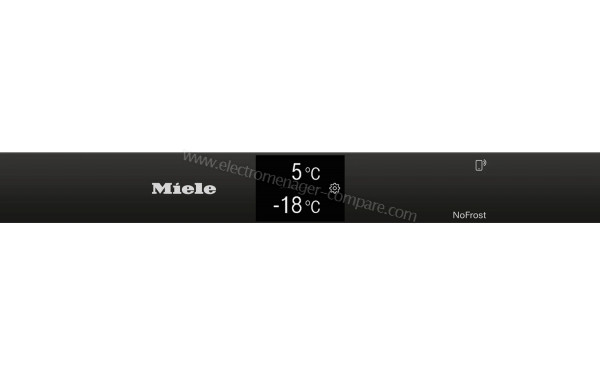 MIELE KFN 4898 AD BS - Panneau de commandes