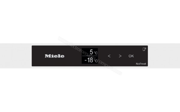 MIELE KFN 7734 F - Panneau de commandes
