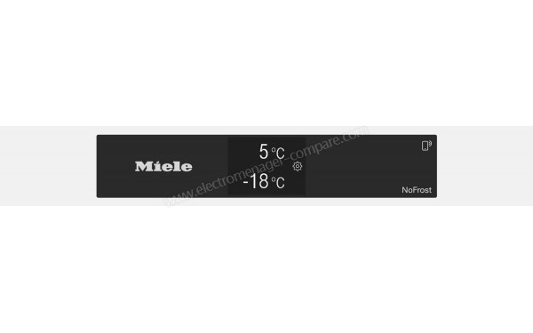MIELE KFN 7795 C - Panneau de commandes