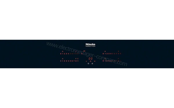 MIELE KM 6379 - Panneau de commandes