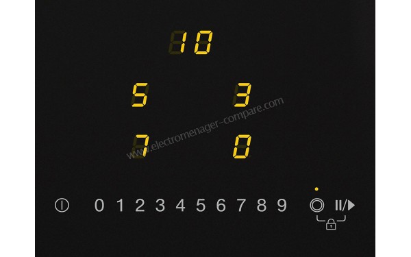 MIELE KM 6520 FR - Panneau de commandes