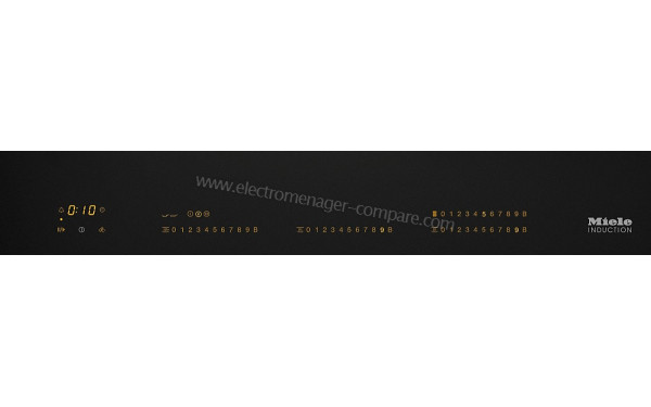 MIELE KM 6629-1 - Panneau de commandes