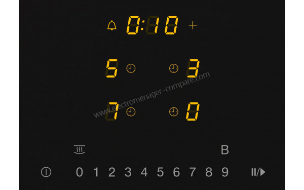 MIELE KM 7361 FR - Vue des programmes