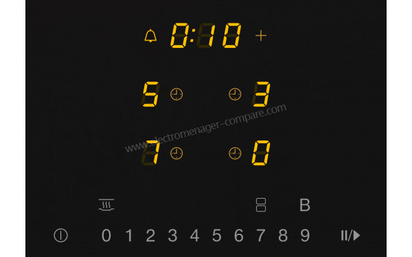 MIELE KM 7363 FR - Vue des programmes