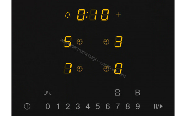 MIELE KM 7373 FL - Vue des programmes