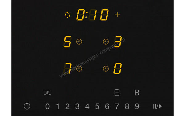 MIELE KM 7373 FR - Vue des programmes