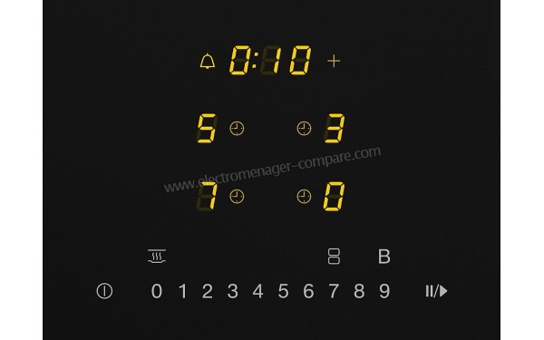 MIELE KM 7414 FX - Panneau de commandes