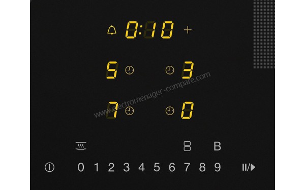 MIELE KM 7464 FR - Panneau de commandes