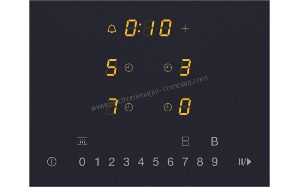 MIELE KM 7474 FL - Panneau de commandes