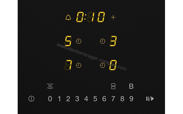 MIELE KM 7474 FR - Panneau de commandes