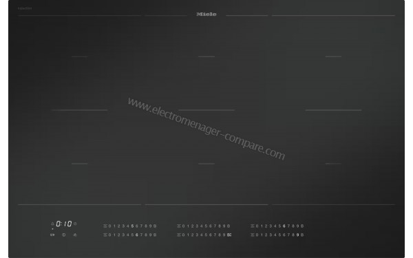 MIELE KM 7576-2 FL 125 Gala Ed - Vue du dessus