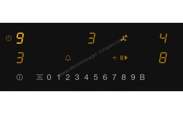 MIELE KMDA 7272 FR-U - Panneau de commandes