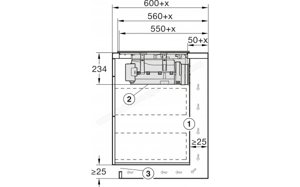 MIELE KMDA 7676 FL-U BlackPerfection - Dimensions