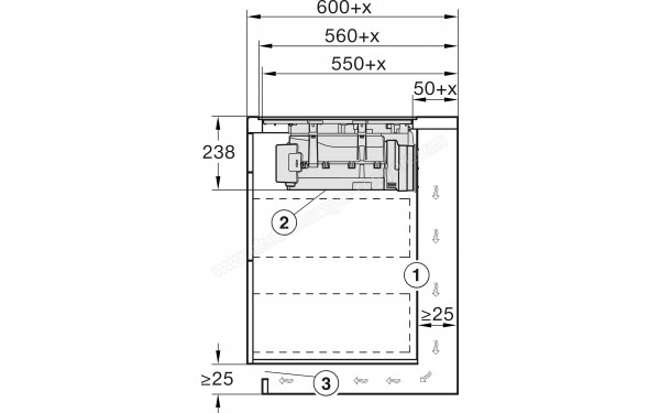 MIELE KMDA 7676 FL-U BlackPerfection - Dimensions