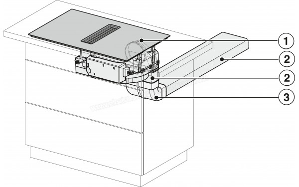 MIELE KMDA 7676 FL-U BlackPerfection - Dimensions