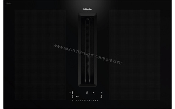 MIELE KMDA 7676 FL-U BlackPerfection - Vue du dessus