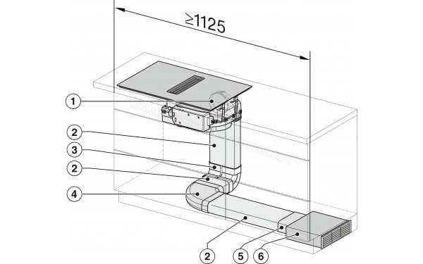 MIELE KMDA 7676 FL-U BlackPerfection - Dimensions