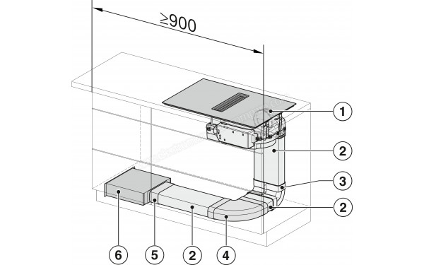 MIELE KMDA 7676 FL-U BlackPerfection - Dimensions