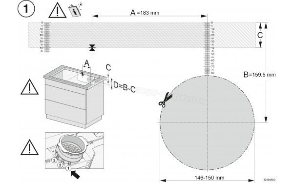 MIELE KMDA 7676 FL-U BlackPerfection - Dimensions