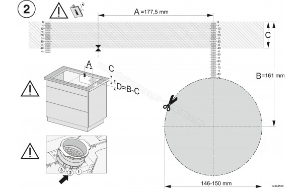 MIELE KMDA 7676 FL-U BlackPerfection - Dimensions