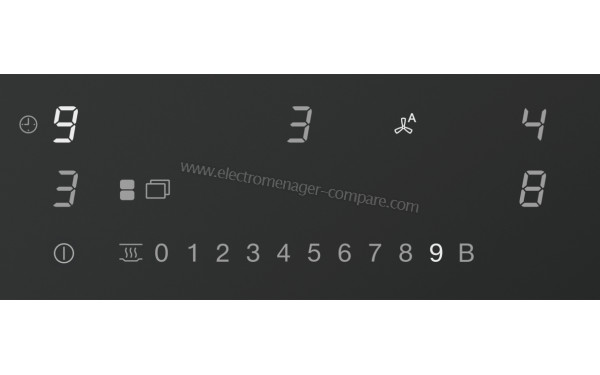 MIELE KMDA 7876 FL-U 125 Gala Ed - Panneau de commandes