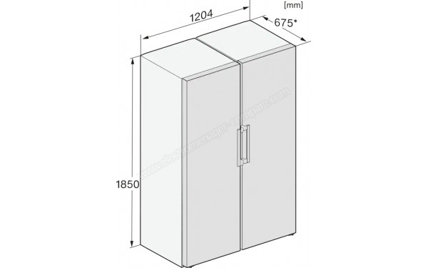 MIELE KS 4783 ED Inox - Dimensions