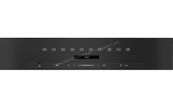 MIELE M 7140 TC - Panneau de commandes