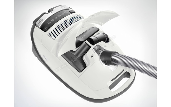 MIELE Complete C3 Blanc Allergy PowerLine SGFF5 - Rangement accessoires