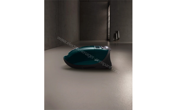 MIELE Complete C3 Vert Parquet Flex PowerLine SGSF5 - Vue de profil