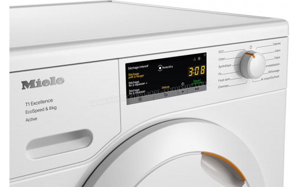 MIELE TCA 520 WP - Vue des programmes
