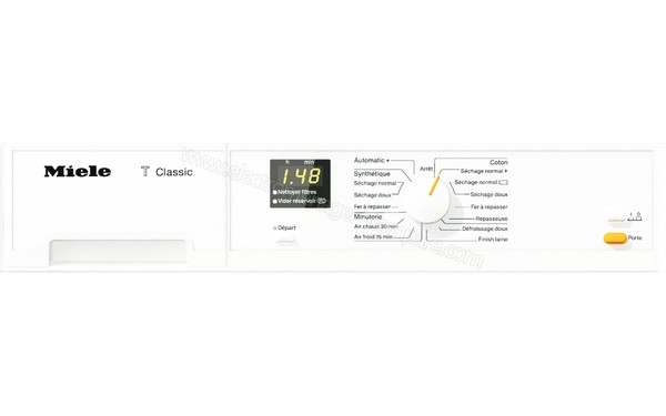 MIELE TDA 140 C - Panneau de commandes