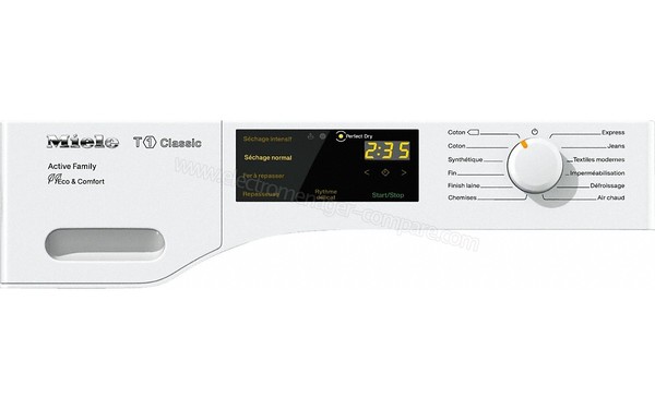 MIELE TDD 220 WP - Panneau de commandes