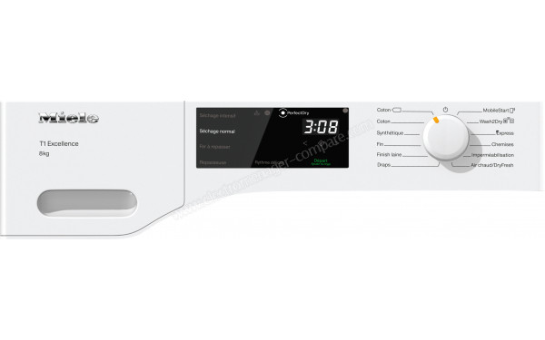 MIELE TED265WP - Panneau de commandes