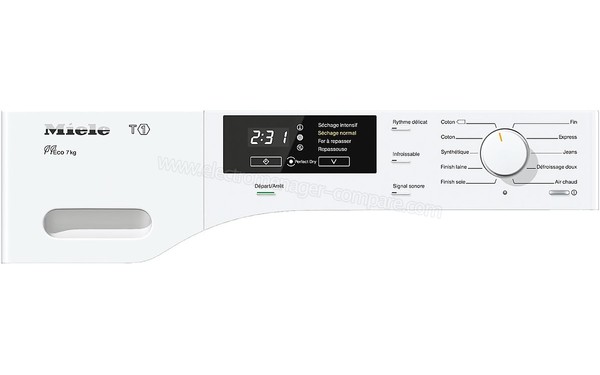 MIELE TKB 140 WP - Panneau de commandes