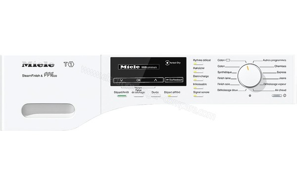 MIELE TKG 840 WP - Panneau de commandes